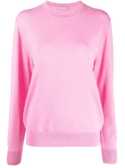 12 STOREEZ PINK Pull à Col Rond Femme