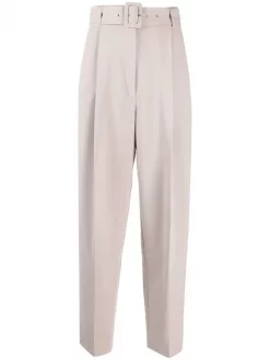 12 STOREEZ Pantalon Droit Plissé Femme