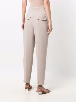 12 STOREEZ Pantalon Droit Plissé Femme -12 STOREEZ Soldes Magasin 17007780 34187700 600