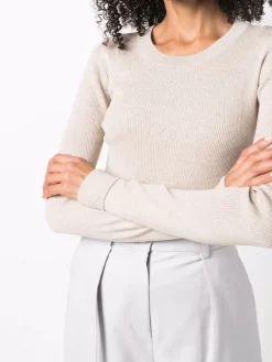 12 STOREEZ Pull En Maille Nervurée Femme -12 STOREEZ Soldes Magasin 17058683 34632898 600