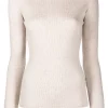 12 STOREEZ Pull En Maille Nervurée Femme