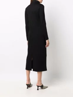 12 STOREEZ BLACK Robe Mi-longue à Découpes Femme -12 STOREEZ Soldes Magasin 17058711 34624428 600
