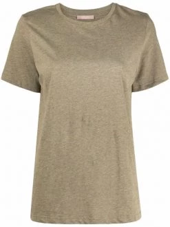 12 STOREEZ T-shirt à Effet Texturé KHAKI