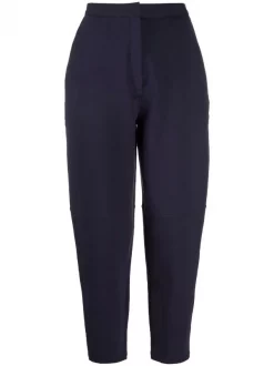 12 STOREEZ Pantalon Fuselé à Taille Haute Femme