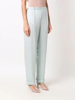 12 STOREEZ Pantalon Droit à Taille Haute Femme -12 STOREEZ Soldes Magasin 17058904 34601093 600