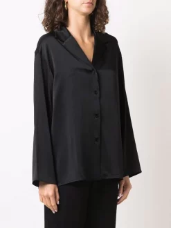 12 STOREEZ Chemise Oversize à Boutonnière BLACK -12 STOREEZ Soldes Magasin 17058905 34628806 600