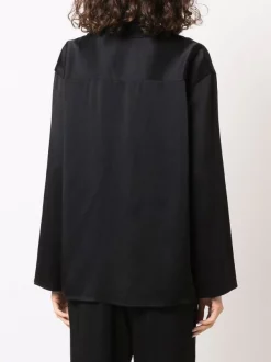 12 STOREEZ Chemise Oversize à Boutonnière BLACK -12 STOREEZ Soldes Magasin 17058905 34630446 600