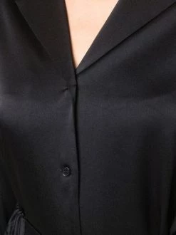 12 STOREEZ Chemise Oversize à Boutonnière BLACK -12 STOREEZ Soldes Magasin 17058905 34630454 600