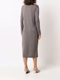 12 STOREEZ Robe-pull à Col Roulé COFFEE -12 STOREEZ Soldes Magasin 17058907 34628975 600