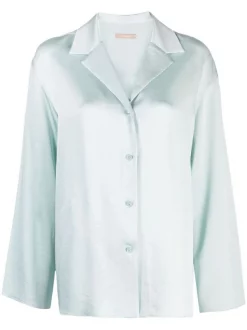 12 STOREEZ LIGHT BLUE Chemise à Col Cranté Femme