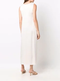 12 STOREEZ Robe Longue à Encolure Arrondie IVORY -12 STOREEZ Soldes Magasin 17059441 34624460 600