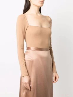 12 STOREEZ Body à Encolure Carrée BEIGE -12 STOREEZ Soldes Magasin 17059458 34732506 600