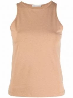 12 STOREEZ BEIGE Débardeur à Col Rond Femme