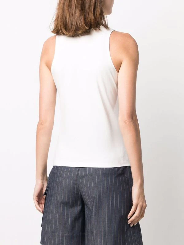 12 STOREEZ Débardeur à Col Rond IVORY 4 12 STOREEZ Débardeur à Col Rond IVORY – Image 4