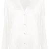 12 STOREEZ IVORY Cardigan Boutonné à Col V Femme
