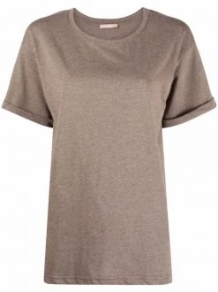 12 STOREEZ COFFEE T-shirt à Effet Texturé Femme