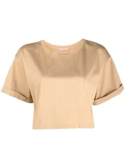 12 STOREEZ T-shirt Oversize Crop Femme