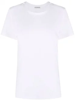 12 STOREEZ IVORY T-shirt En Coton Stretch Femme