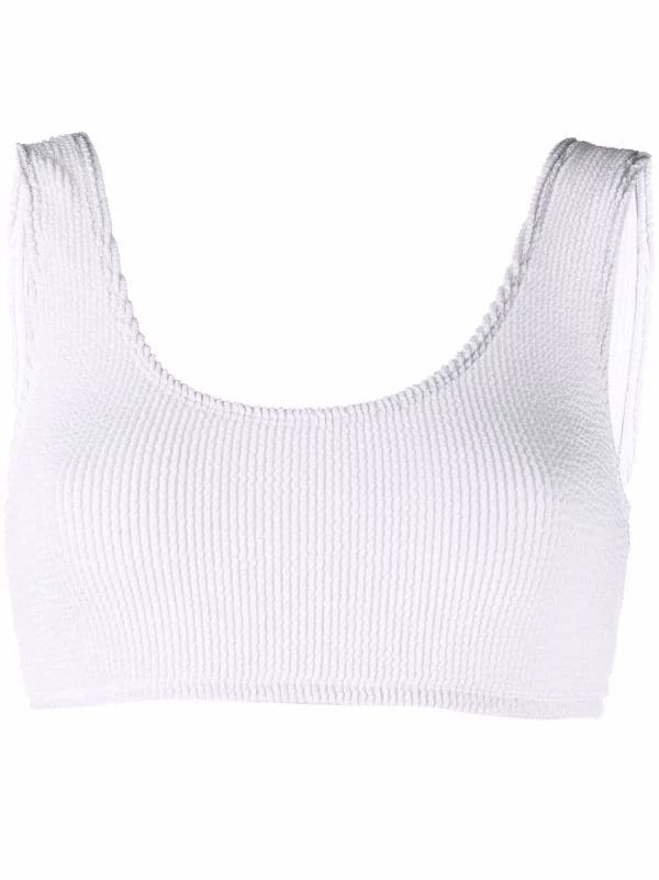 12 STOREEZ WHITE Haut De Bikini Texturé Femme 1 12 STOREEZ WHITE Haut De Bikini Texturé Femme