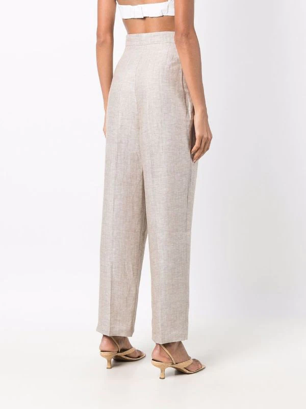 ( Nouvelle Collection ) 12 STOREEZ Pantalon En Lin à Plis Femme 4 ( Nouvelle Collection ) 12 STOREEZ Pantalon En Lin à Plis Femme – Image 4