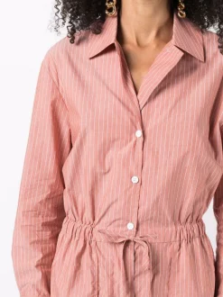 ( Positively Conscious ) 12 STOREEZ Combinaison En Coton Biologique à Rayures TERRACOTTA -12 STOREEZ Soldes Magasin 17059497 34730322 600