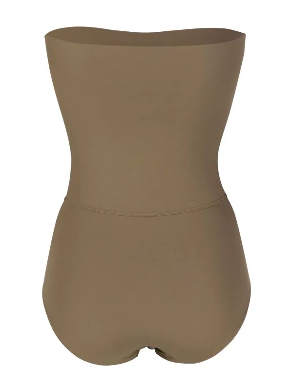 12 STOREEZ Maillot De Bain à Boutons Décoratifs DARK GREEN 2 12 STOREEZ Maillot De Bain à Boutons Décoratifs DARK GREEN – Image 2