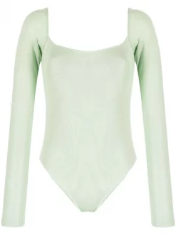 12 STOREEZ Body à Encolure Carrée Femme