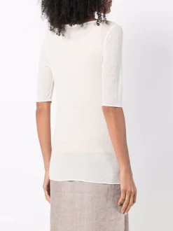 12 STOREEZ Haut Léger En Laine Mérinos IVORY -12 STOREEZ Soldes Magasin 17059527 34730580 600