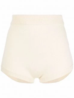 12 STOREEZ Short En Maille Ă Taille Haute Femme