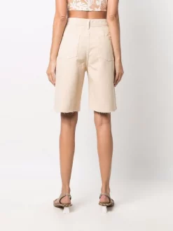 12 STOREEZ Short En Jean à Bords Francs BEIGE -12 STOREEZ Soldes Magasin 17059542 34666148 600
