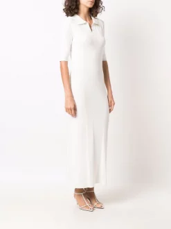 12 STOREEZ Robe-polo à Manches Courtes IVORY -12 STOREEZ Soldes Magasin 17059826 34620587 600