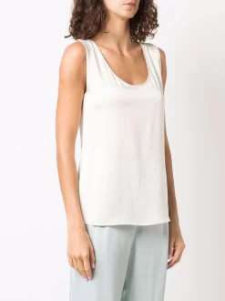 12 STOREEZ Débardeur à Encolure Arrondie IVORY -12 STOREEZ Soldes Magasin 17059828 34630263 600