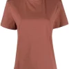 12 STOREEZ Terracotta Melange T-shirt à Effet Texturé Homme
