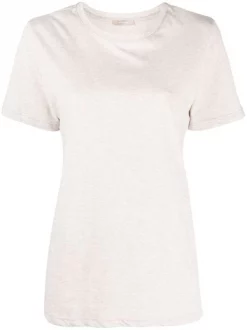 12 STOREEZ T-shirt à Encolure Ronde BEIGE