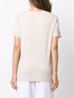 12 STOREEZ T-shirt à Encolure Ronde BEIGE -12 STOREEZ Soldes Magasin 17060194 34697250 600