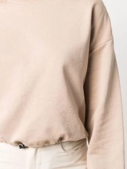 12 STOREEZ DARK NUDE Sweat Crop à Lien De Resserrage Femme -12 STOREEZ Soldes Magasin 17060195 34716915 600