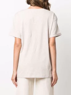 12 STOREEZ T-shirt Oversize En Coton Light Coffee Melange -12 STOREEZ Soldes Magasin 17060196 34714901 600