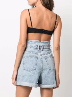 12 STOREEZ BLACK Haut-bustier Crop Femme -12 STOREEZ Soldes Magasin 17060206 34715572 600