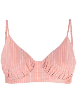 12 STOREEZ TERRACOTTA Brassière à Rayures Femme