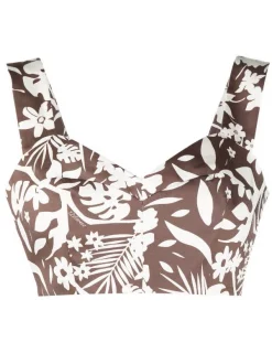12 STOREEZ Brassière à Fleurs Femme