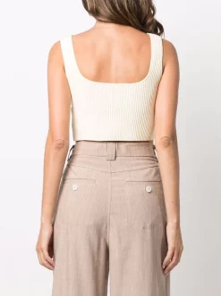 12 STOREEZ Débardeur Crop à Encolure Carrée Femme -12 STOREEZ Soldes Magasin 17060215 34692308 600