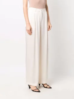 12 STOREEZ Pantalon à Coupe Ample IVORY -12 STOREEZ Soldes Magasin 17106908 34707726 600