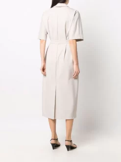 12 STOREEZ PEARL GREY Robe Ample à Taille Nouée Femme -12 STOREEZ Soldes Magasin 17106910 34727324 600