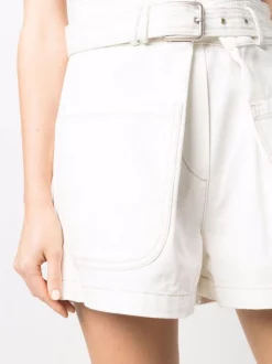 12 STOREEZ IVORY Short à Taille Haute Ceinturée Femme 9 12 STOREEZ IVORY Short à Taille Haute Ceinturée Femme -12 STOREEZ Soldes Magasin 17106911 34707756 600