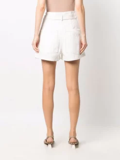 12 STOREEZ IVORY Short à Taille Haute Ceinturée Femme 8 12 STOREEZ IVORY Short à Taille Haute Ceinturée Femme -12 STOREEZ Soldes Magasin 17106911 34709263 600