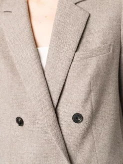 12 STOREEZ Blazer à Boutonnière Croisée Femme -12 STOREEZ Soldes Magasin 17106913 34742038 600