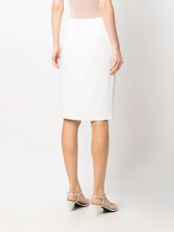 12 STOREEZ IVORY Jupe Droite à Fente Femme -12 STOREEZ Soldes Magasin 17107249 34702985 600