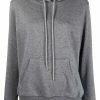 12 STOREEZ Dark Grey Hoodie à Lien De Resserrage Femme