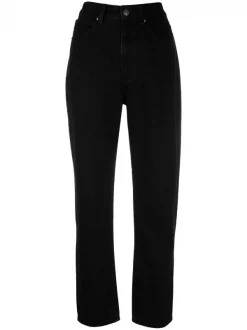 12 STOREEZ Jean Cigarette à Taille Haute Femme