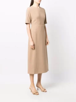 12 STOREEZ Robe Mi-longue à Manches Courtes Femme -12 STOREEZ Soldes Magasin 17114601 34656625 600